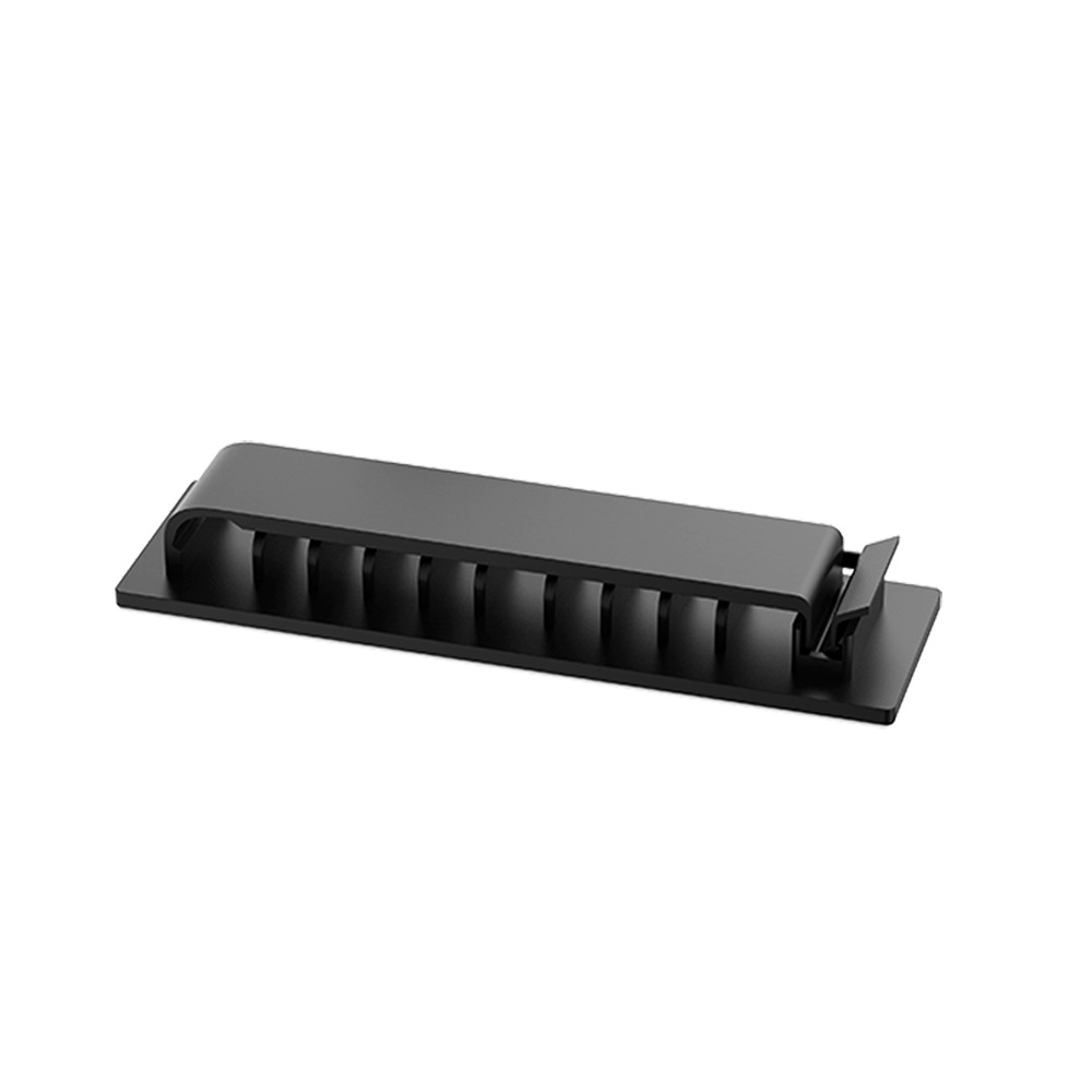 Cross-border hot selling desktop seamless holder data cable storage porous cable clip self-adhesive network cable punch-free cable organizer