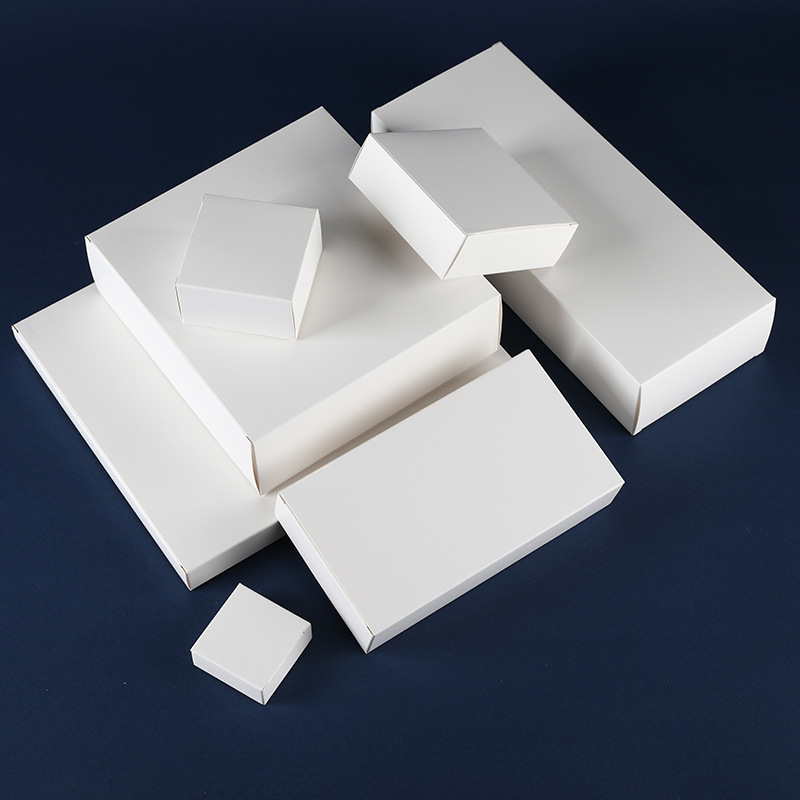 Spot General white box wholesale cross-border Amazon small white box white cardboard box packaging box mask box color box printing
