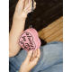 Heart-shaped cake mini jewelry box vintage Denim portable ring jewelry storage travel gift