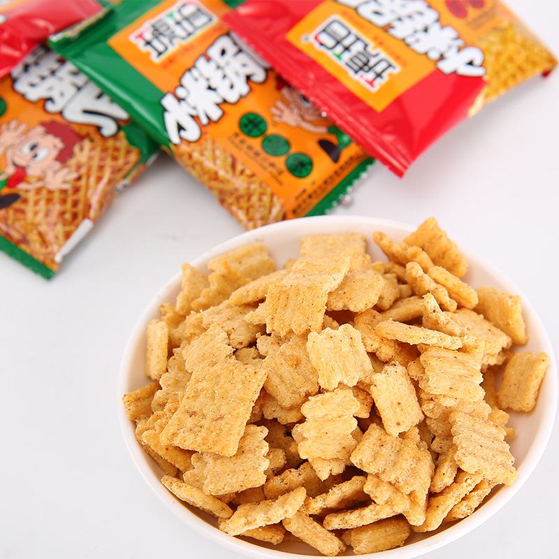 Amber millet rice pot 80 bags Wholesale free shipping childhood casual nostalgic puffed spicy beef flavor snack snack
