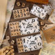 Yuezhen Cross-border Broken Digital Wooden Hand Account Seal Retro Alphanumeric Children Primary School Students Wooden Seal