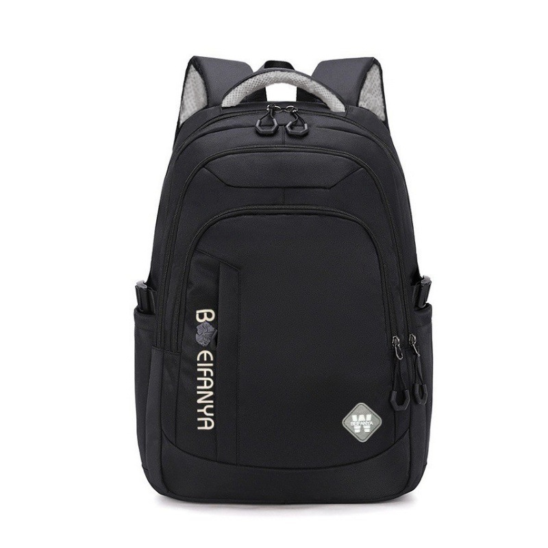 Cross-border large capacity lightweight backpack schoolbag female middle school student new trendy male burden reduction spine protection backpack