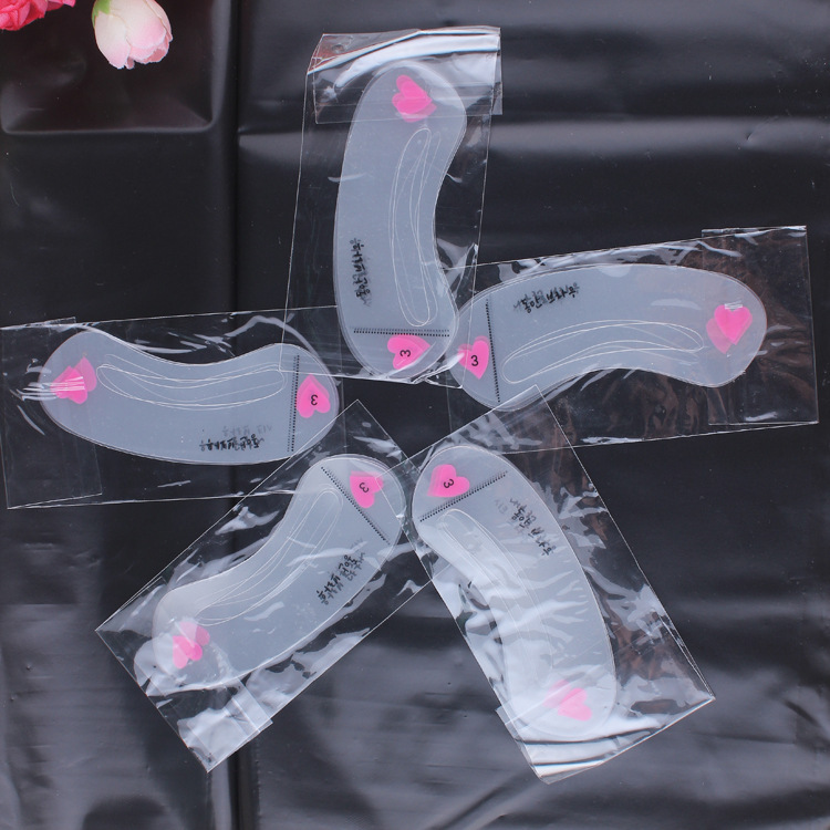 South Korea Eyebrow Card Eyebrow Sticker Thrush Tool One Word Eyebrow Card Eyebrow Card Natural Eyebrow Gift