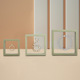 avocado green film box; 7*7*2