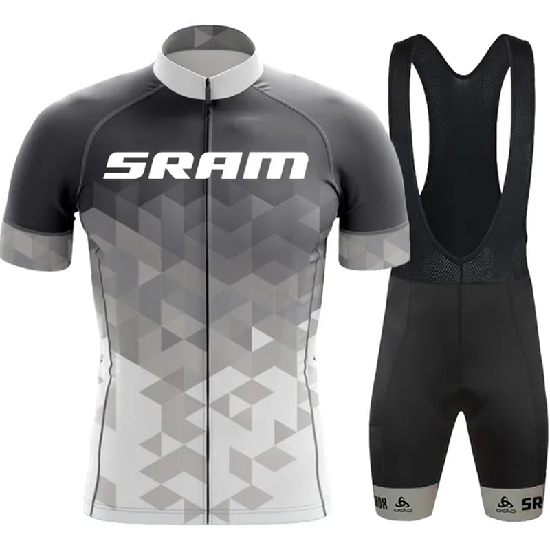 2023 Cross-border Cycling Suit SRAN Tour de France Short-sleeved Suit Sweat-wicking and moisture-absorbing event cycling suit