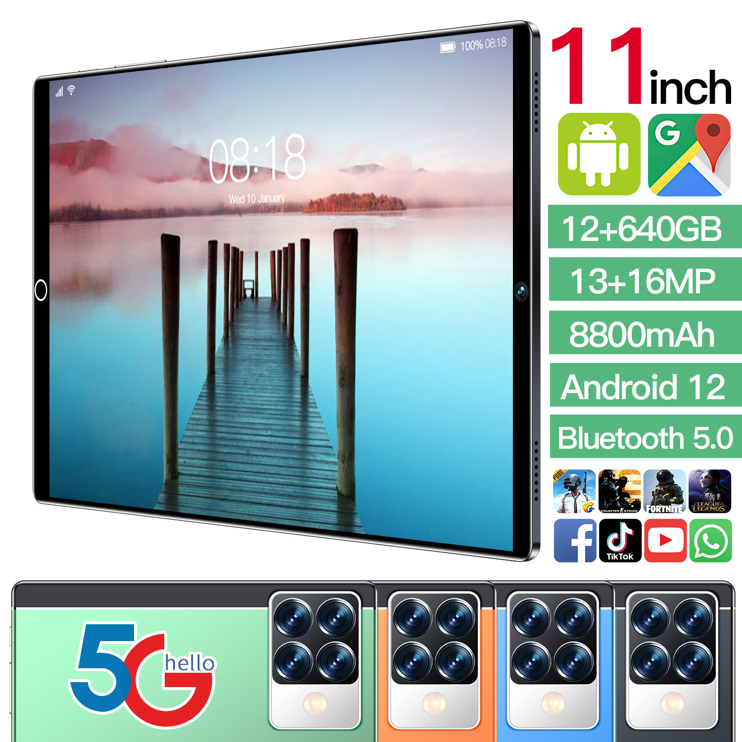 Tablet PC Cross-border New Development 10-inch Wholesale Smart 4g Wireless Bluetooth Business Office 2-in -1