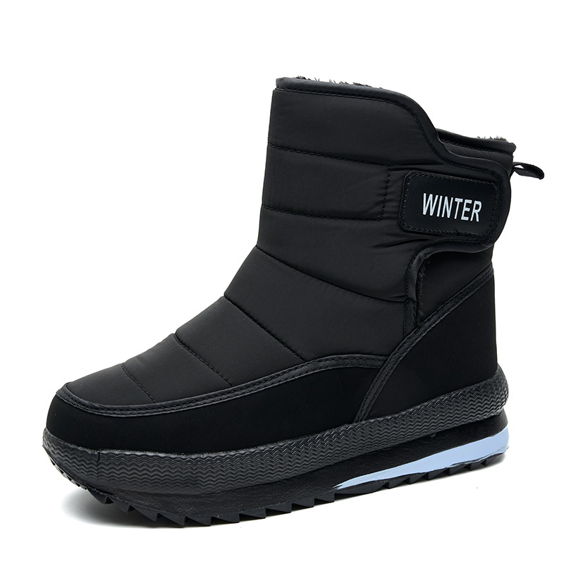 In stock new foreign trade snow boots fleece-lined warm high-top cotton-padded shoes thickened casual men's and women's boots cross-border cotton-padded shoes wholesale