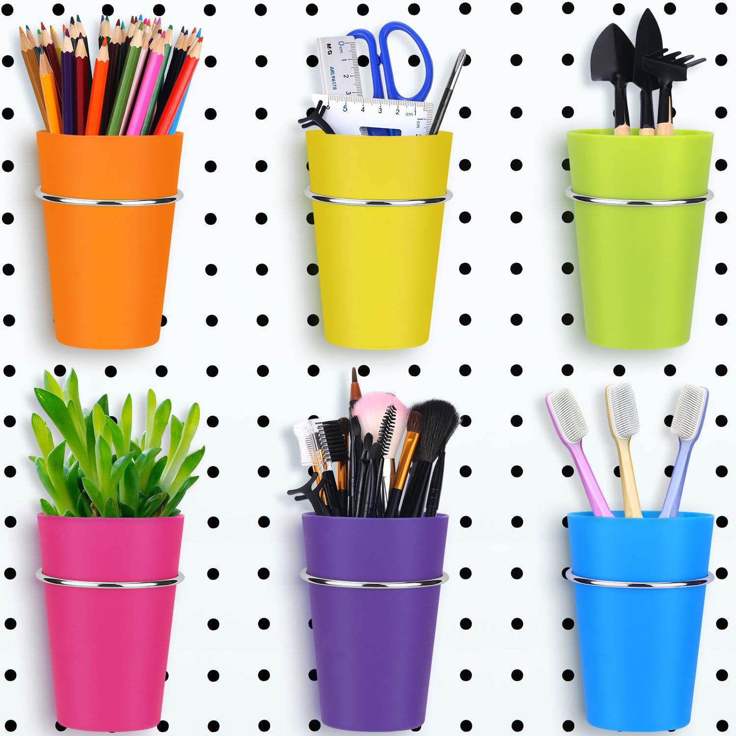 Hole Plate Round Storage Hook Hole Plate Storage Cup Holder Super Display Home Display Tool Storage Cup