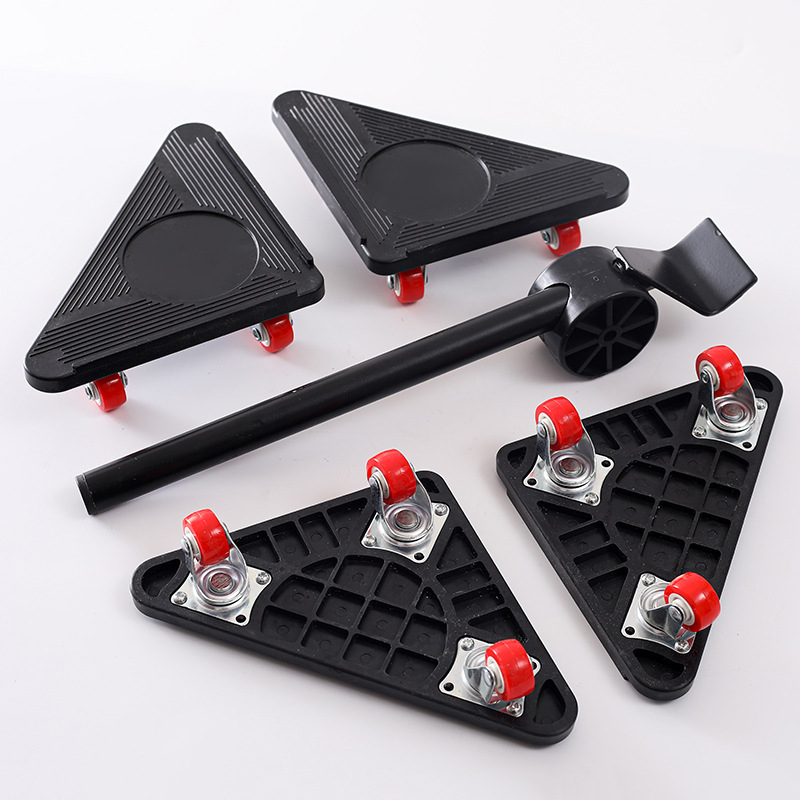 New Moving Tools Artifact Furniture Moving Mat Plastic Moving Tools Five-Piece Set Heavy Weight Mover Moving Mat