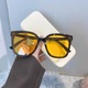 Black frame yellow film