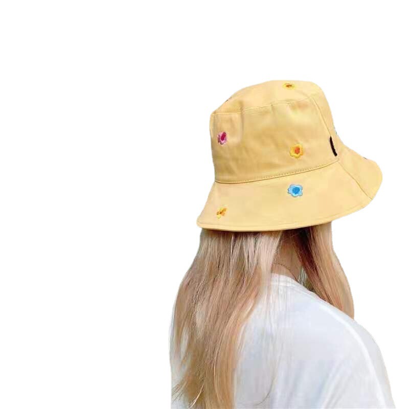 2021新型女性春秋漁師帽日系甘い夏日焼け止め日よけ帽子小砕花ドーム帽子|undefined