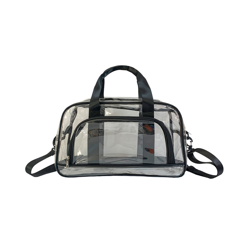 Cross-border Amazon Transparent Travel Bag Large Capacity Transparent pvc Travel Bag Fitness Storage Transparent Bag Beach Bag