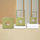 Fruit green inner box paper sleeve (diamond hole);7*7*2