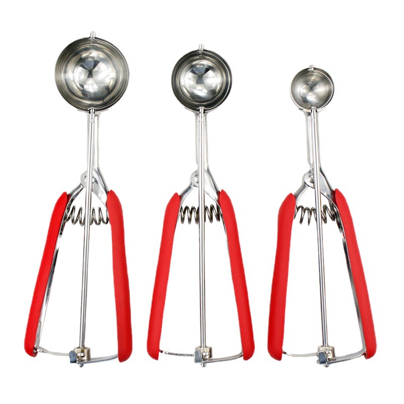 Spot 304 Stainless Steel Spoon Ice Cream Spoon Ice Cream Ball Digger Ice Cream Spoon Fruit Spoon Dessert Spoon