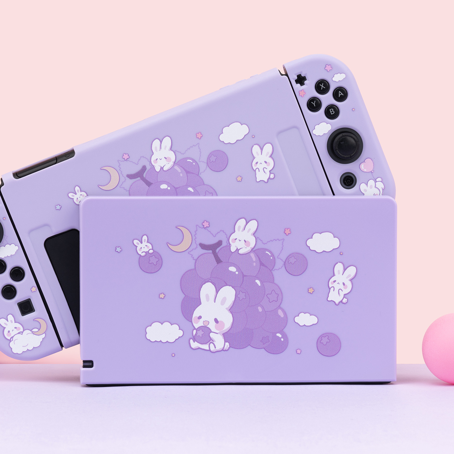 Extremely want Switch charging base protective case PC hard shell Nintendo NS cute anti drop protective case accessories