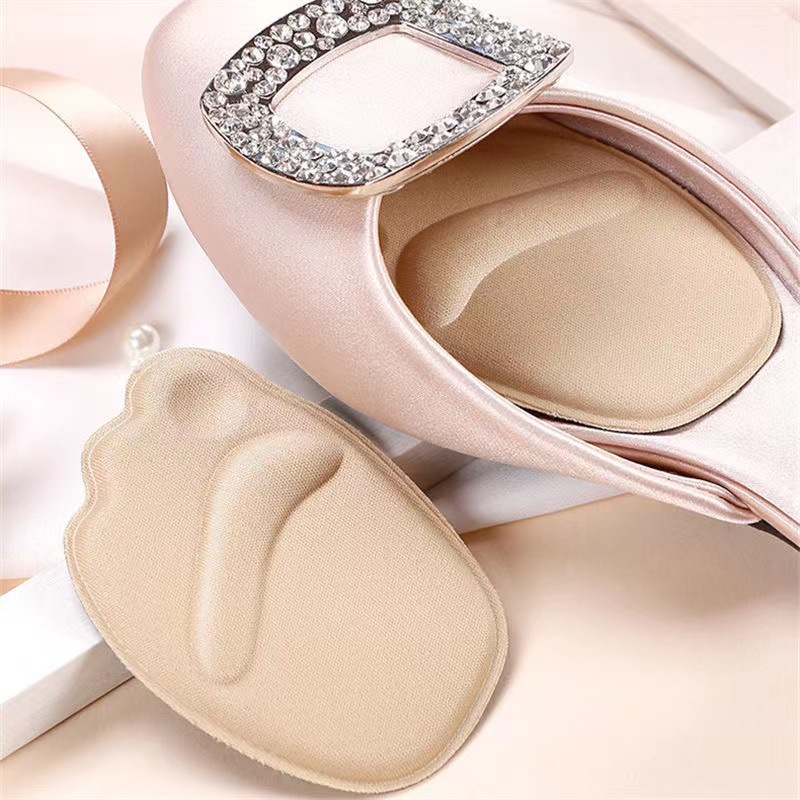 Comfortable size pad silicone comfortable self-adhesive soft shock-absorbing non-slip front palm pad women's thickened soft half size pad