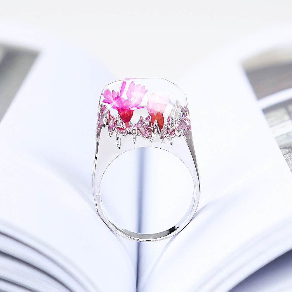 Factory wholesale diy crystal drop glue Jewelry pendant accessories ACORN stubble ring silicone mold