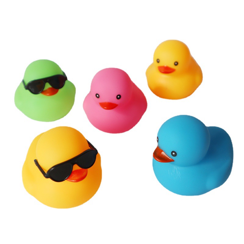 Small yellow duck sunglasses social duck headset accessories milk tea shop mini neighborhood No. 8 duck glasses accessories