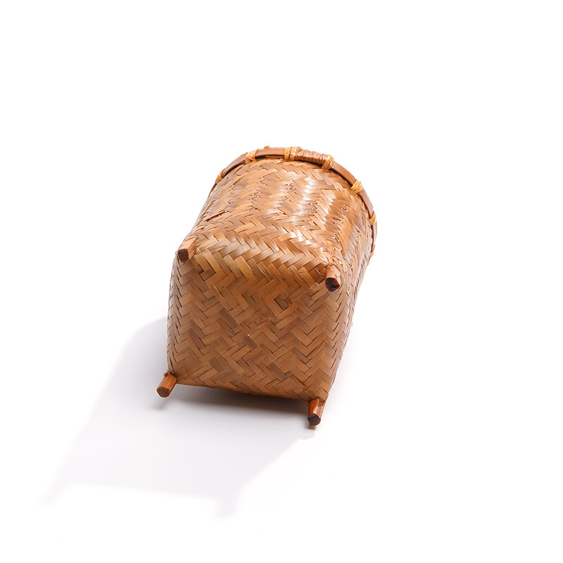 Bamboo six gentleman storage tube creative bamboo pen holder tea set accessories household tea clip wool pen holder tea ceremony storage tube