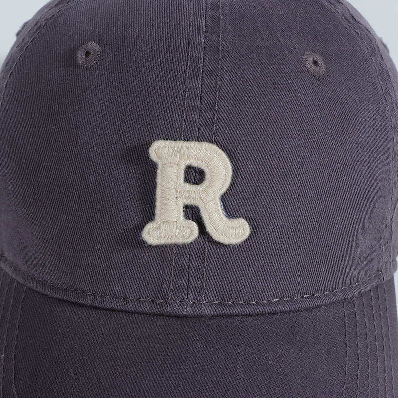 Four Seasons New Letter Embroidered Baseball Cap Men's and Women's Sports Trendy Cap Fashionable All-match Cowboy Baseball Cap