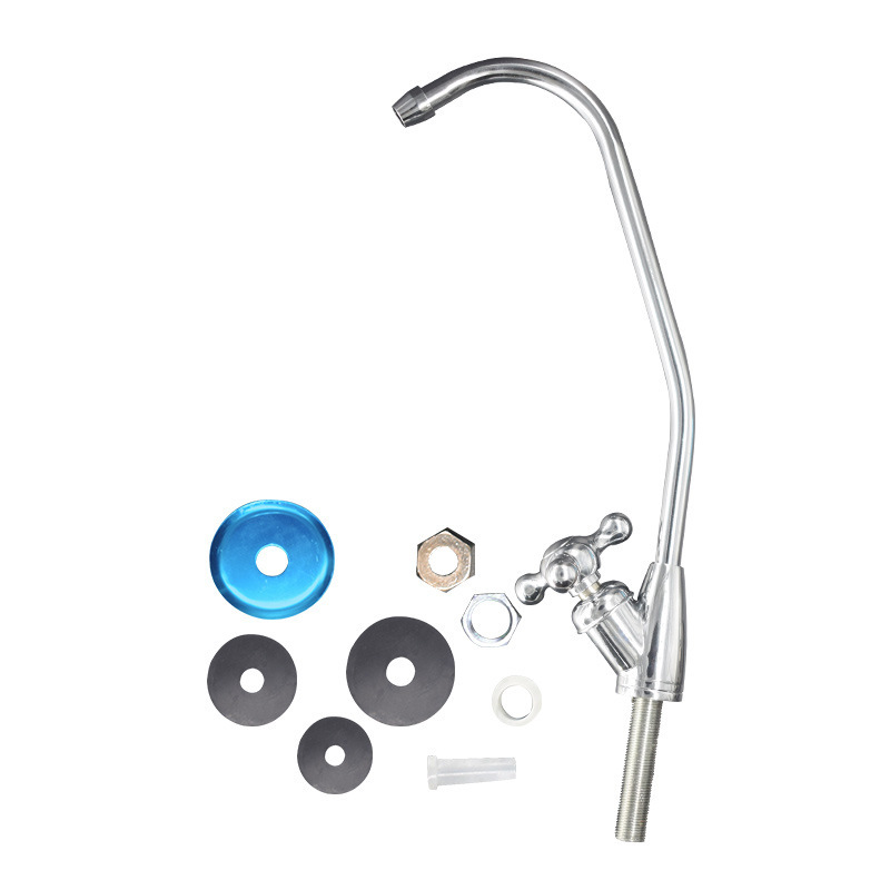 Water purifier three-prong faucet gooseneck direct drinking water faucet household faucet two-point faucet water purifier accessories