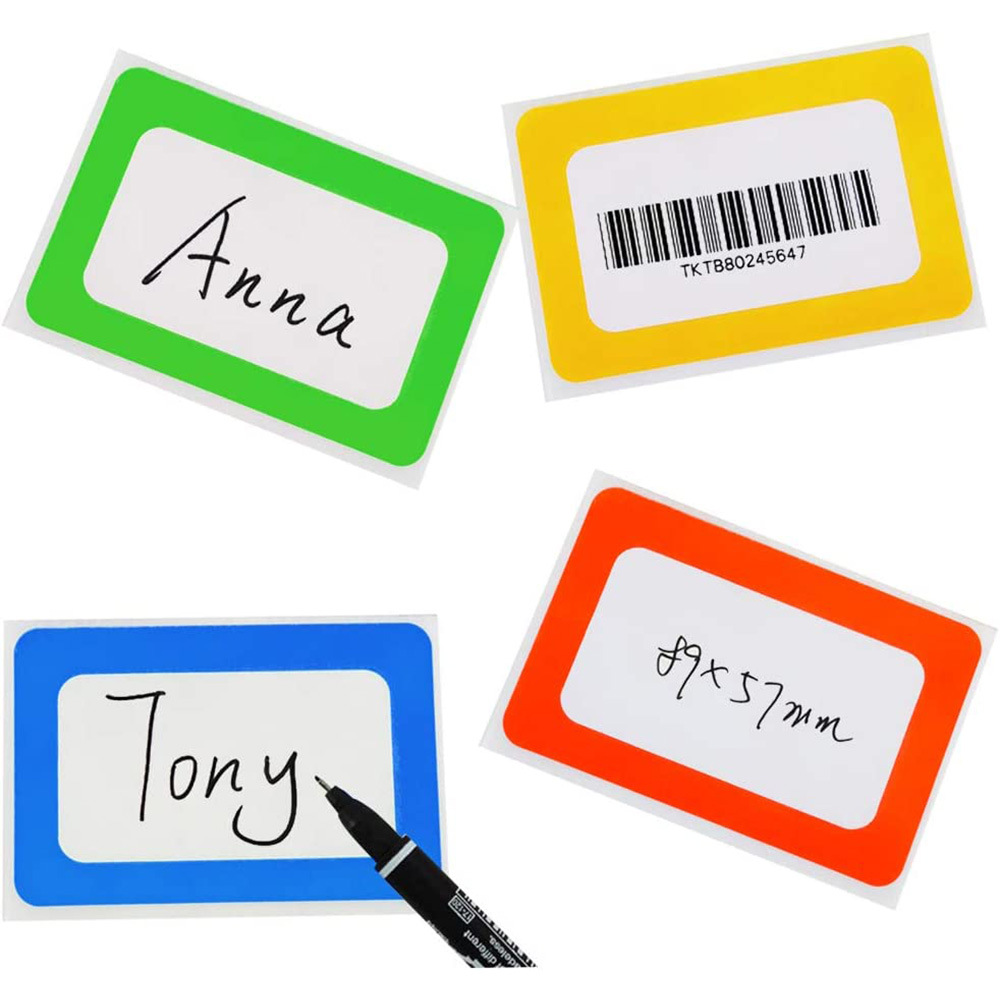 four-color-name-labels-printable-writable-stickers-universal-colorful-item-non-drying-adhesive-200pcs