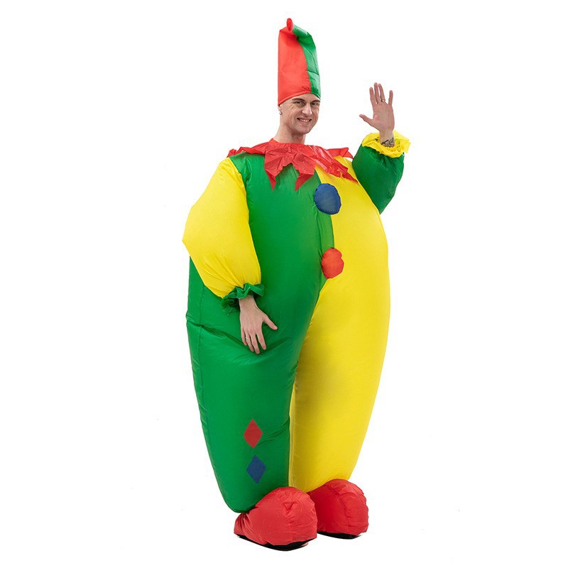 Halloween holiday party pumpkin costume clown inflatable clothes cow polar bear doll clothes parrot inflatable clothes