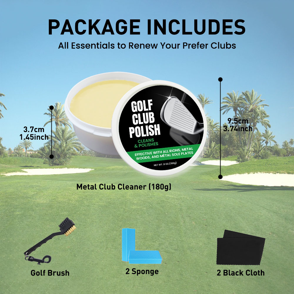Golf Iron Club Cleaning Golf Metal Club Maintenance Cream Scratch Repair Polishing Brightening Gloss Restoration