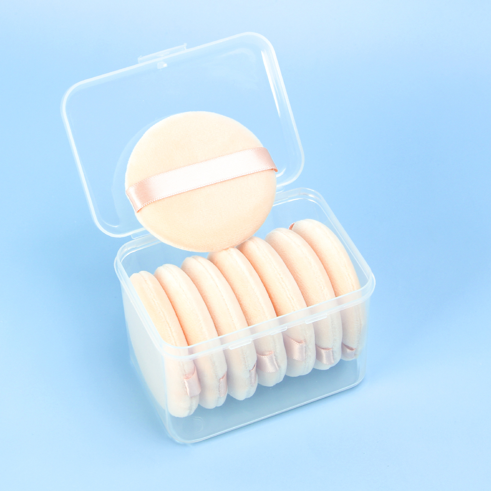 Loose Powder honey powder puff big brand replacement makeup makeup puff four grid powder puff super soft flocking dry powder puff