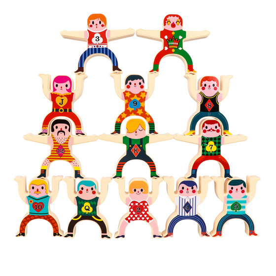 Hercules Jenga building blocks balance Jenga high Jenga early education desktop game toys cross-border exclusive
