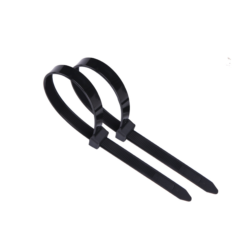 Add wings cable tie nylon 10*400*500*800*1000x 720 binding cable large industrial cable tie Black