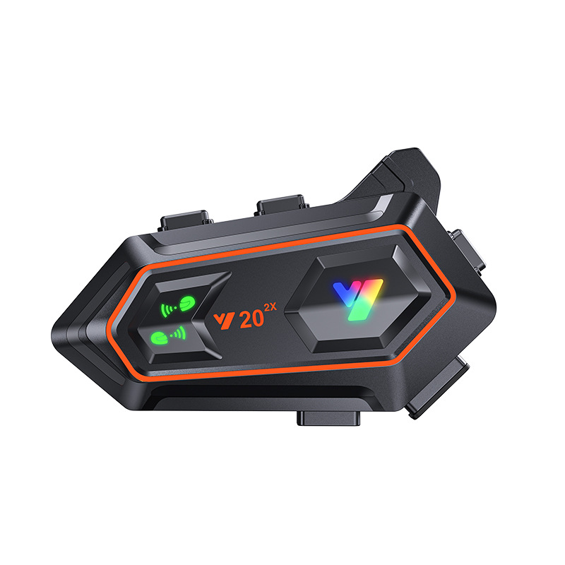 Y202X helmet bluetooth headset Qualcomm waterproof and dustproof long endurance double intercom motorcycle helmet headset
