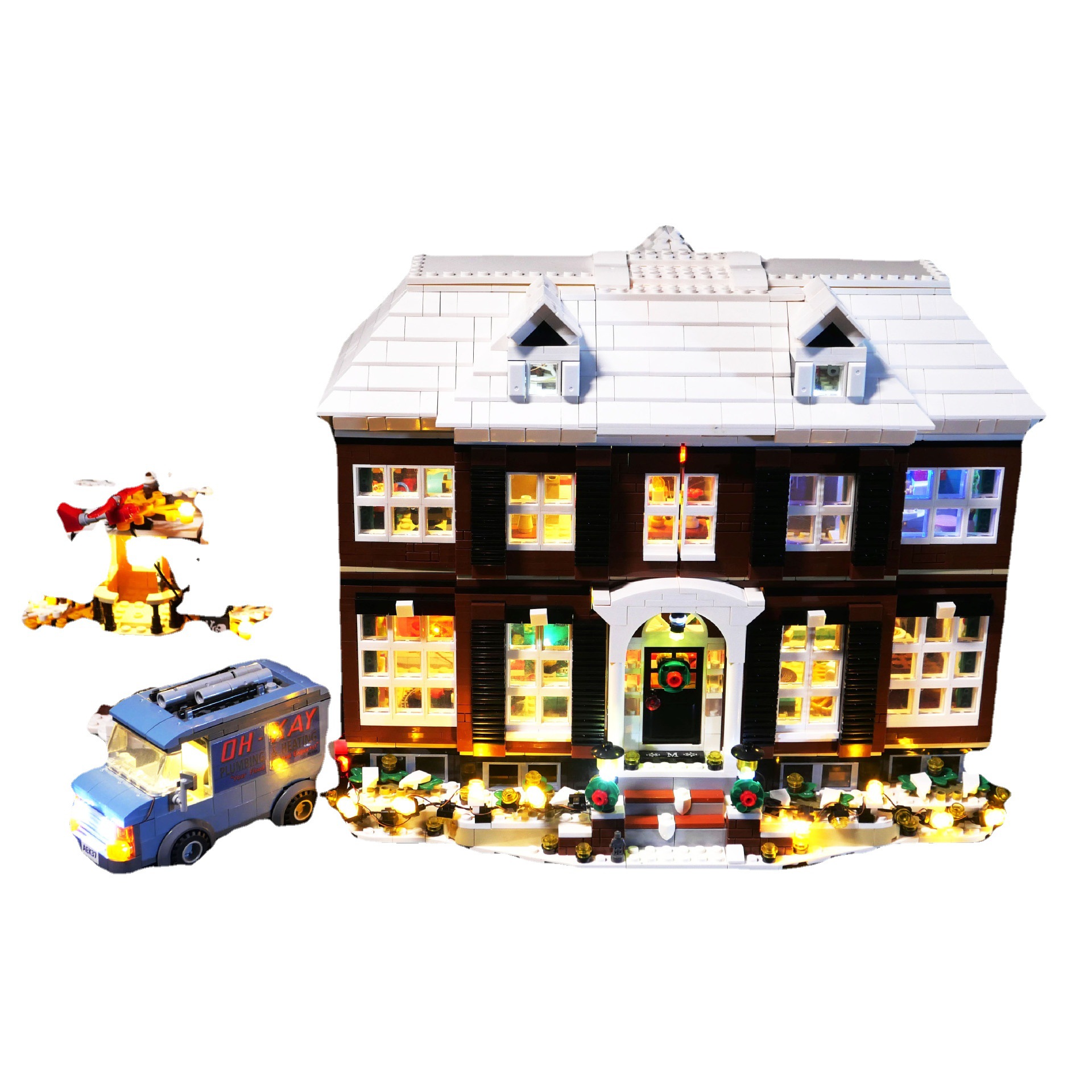 DIY building blocks lighting compatible with Lego 21330 little master IDEAS building blocks remote control version LED lighting