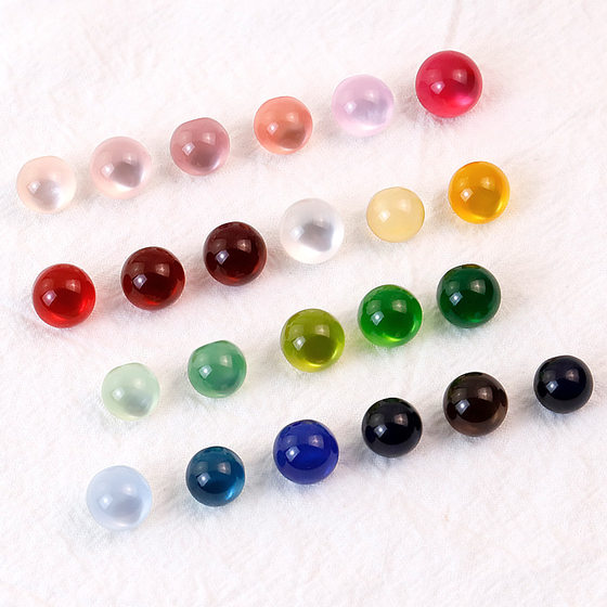 Plate Buttons, Cheongsam, Jade Small Buttons, Tang Suit, Han Dynasty, Round Beads, Retro Decorative Accessories, DIY Accessories