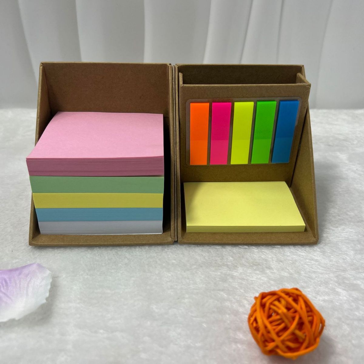 Wholesale Creative Post-it Notes Customized Combined Note-book Customized Multifunctional Folding Note Box Multicolor Paper Brick