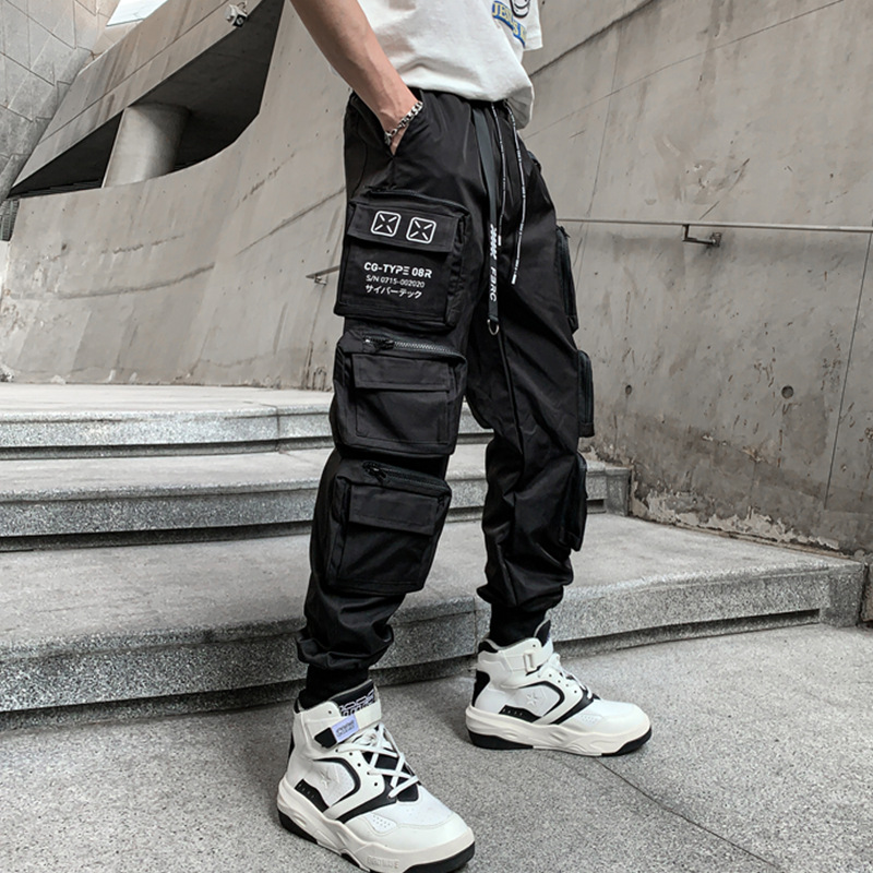Wholesale spring and summer tooling function men's fashion brand ins toe casual Joker youth pants K913 P105