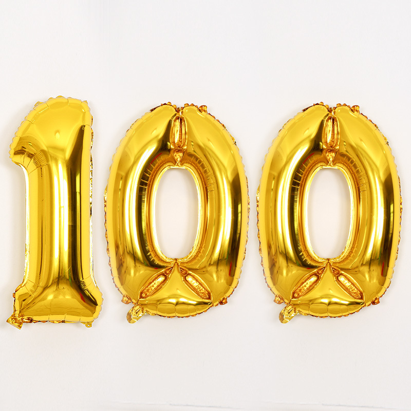 Children's birthday adult decoration 32 inch aluminum letter balloon Cartoon Creative Party decoration