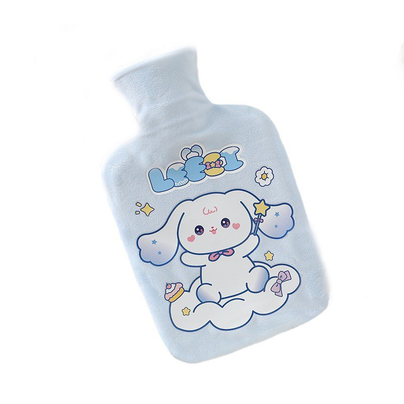 Yugui dog hot water bag water injection ins cute portable hand warmer hot compress belly warming large small size explosion-proof hot water bag