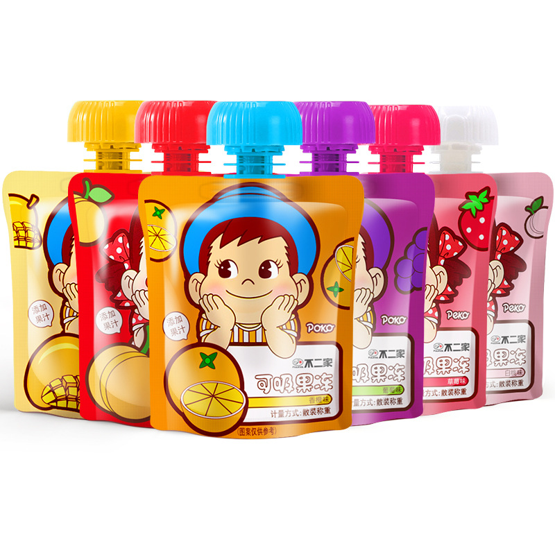 No Two Sucking Jelly Children's Day Snacks Wholesale Sucking Jelly Drinks Kindergarten Children's Halloween Gifts
