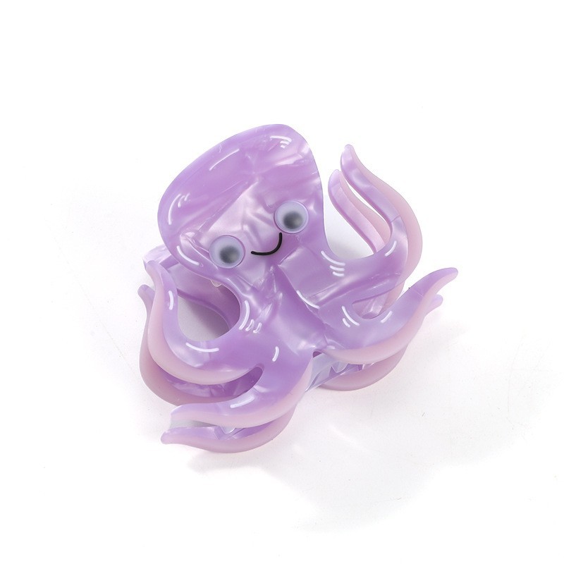 YHJ Haarschmuck Neue Essigsäureplatte Meerestier-Haarnadel Seepferdchen Schildkröte Greifklammer Haar Hai Clip Haarklaue_voghion.com