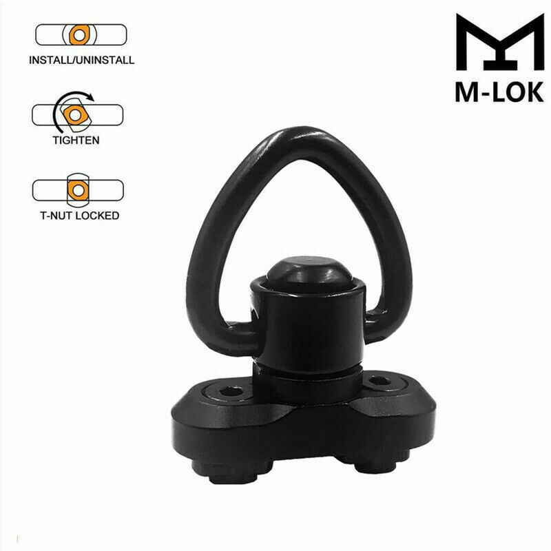 Tactical QD strap buckle heart-shaped Mlok strap buckle triangle strap buckle cross-border
