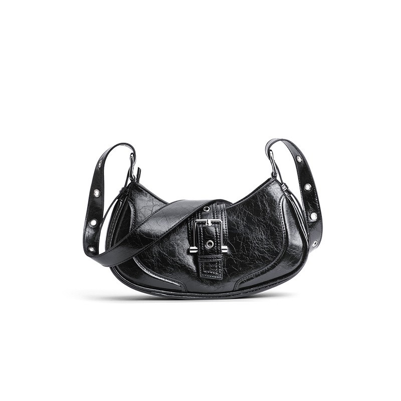Korean Style ins Bag Women's Summer 2023 New Vintage Spice Girl Underarm Bag Niche Shoulder Crossbody Bag