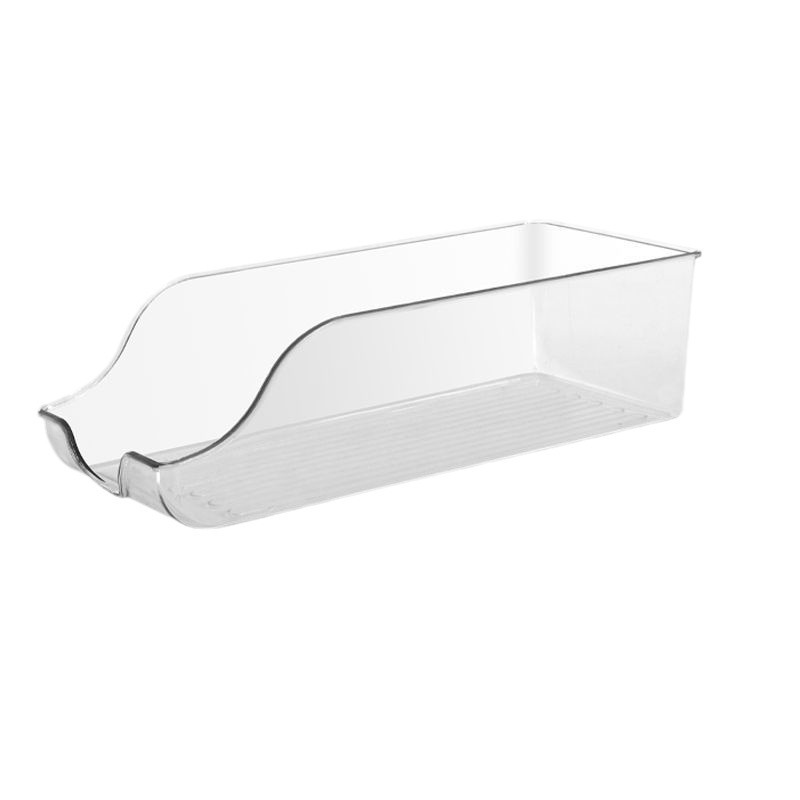 Desktop Storage box household PET transparent large plastic box ins handle snack sundries organizing storage box