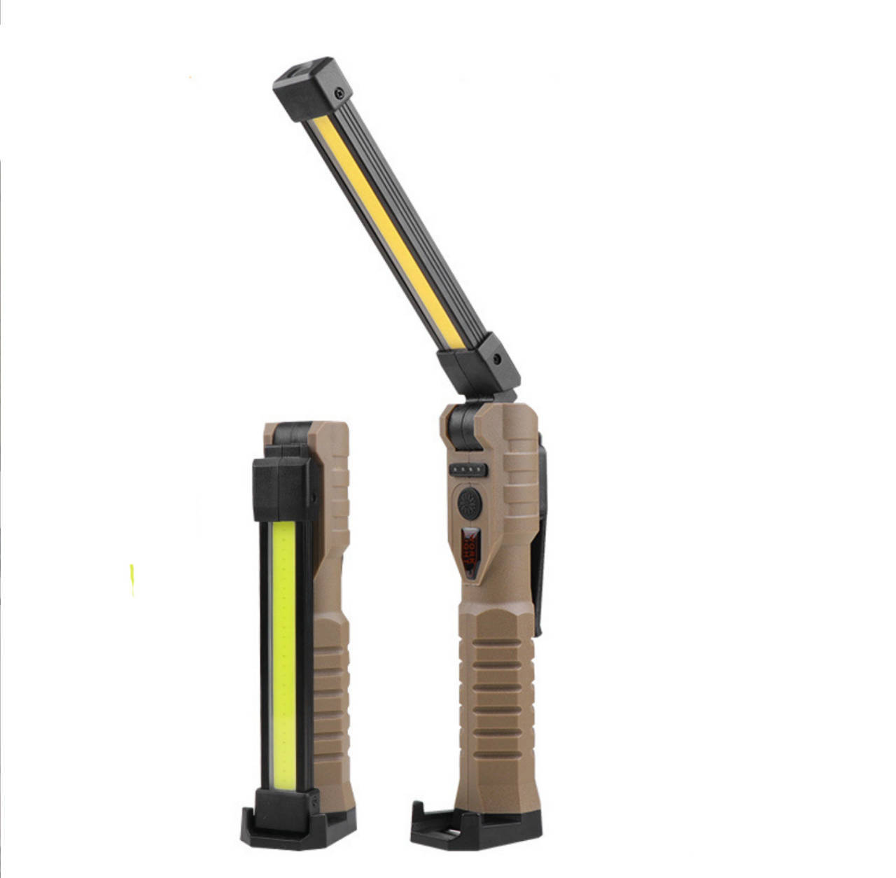 FT20 folding work lamp double-sided COB strong flashlight LED auto repair detection strong magnet three light source emergency