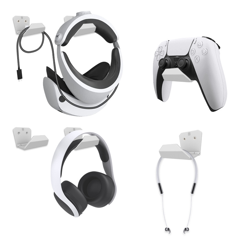 PS5/Xbox/Switch universal headset/handle/wall hole-free hook storage bracket 6 accessories