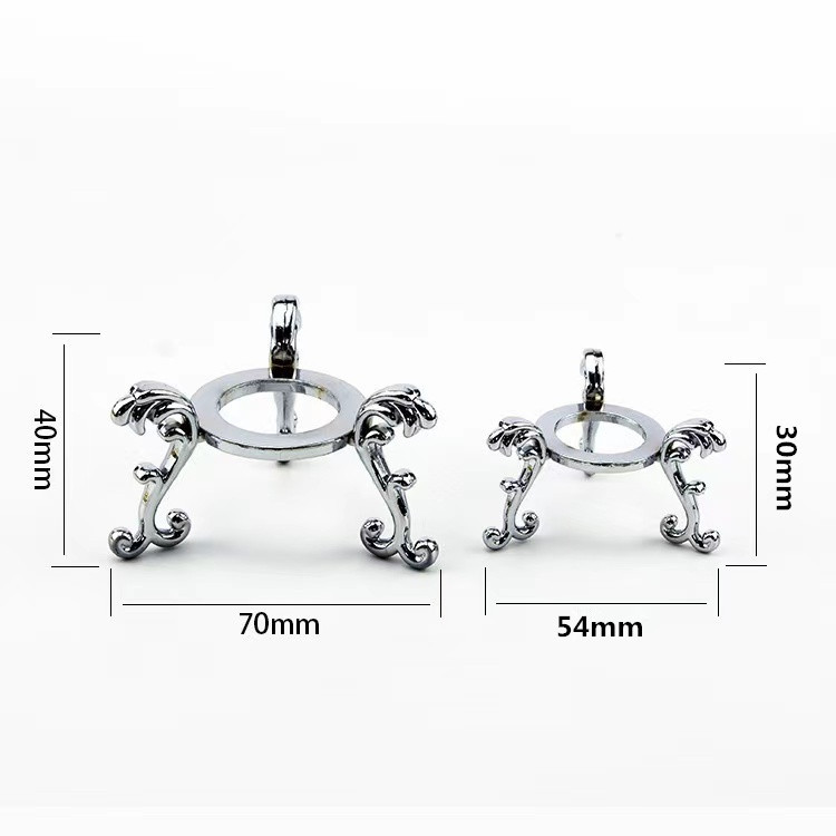 Crystal ball base ball holder crystal diamond metal silver gold bracket ore stone decoration display stand