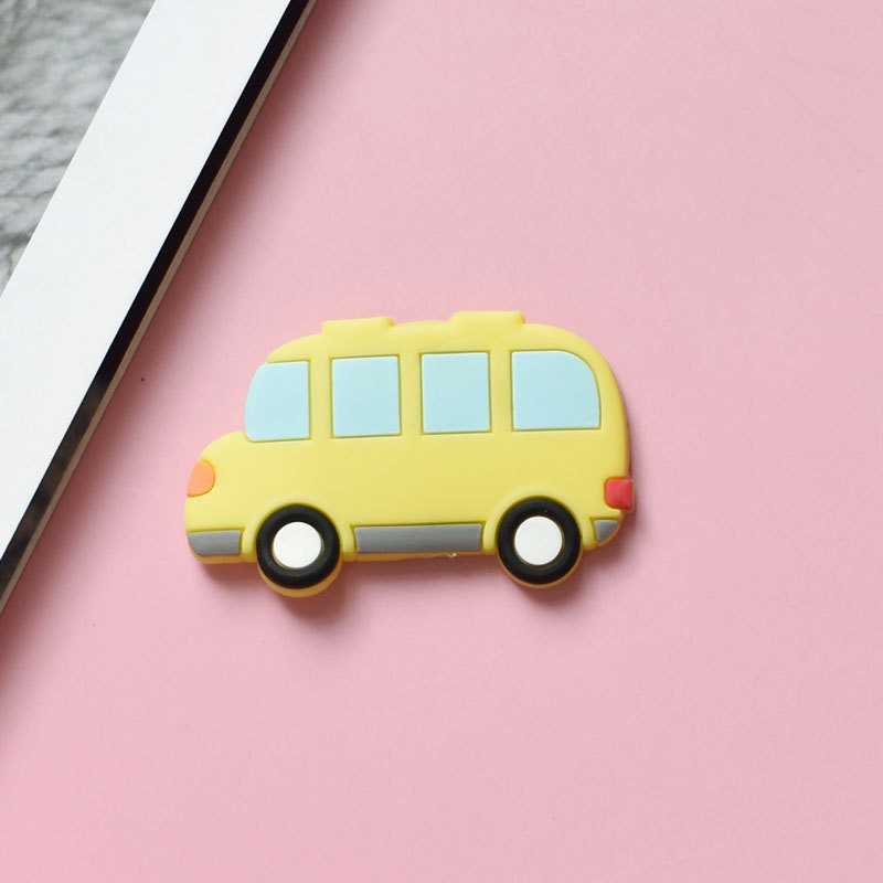 Cute Cartoon Transportation Refrigerator Stickers Creative Soft Adhesive Early Education Stickers Magnetic Stickers Children's Stickers
