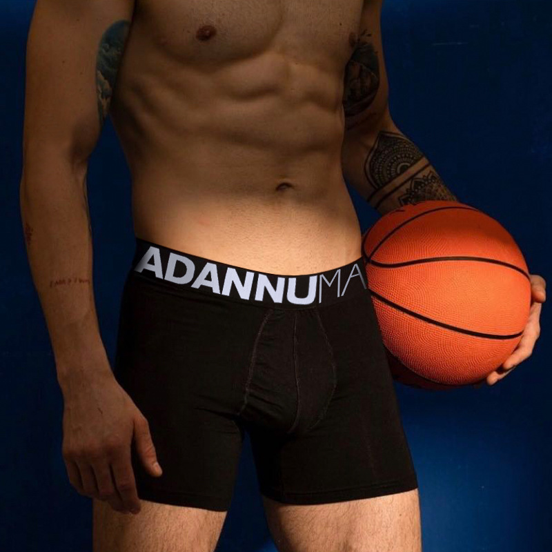 ADANNU直播專供男士四角內褲塑身透氣提臀囊袋平角褲潮AD7124