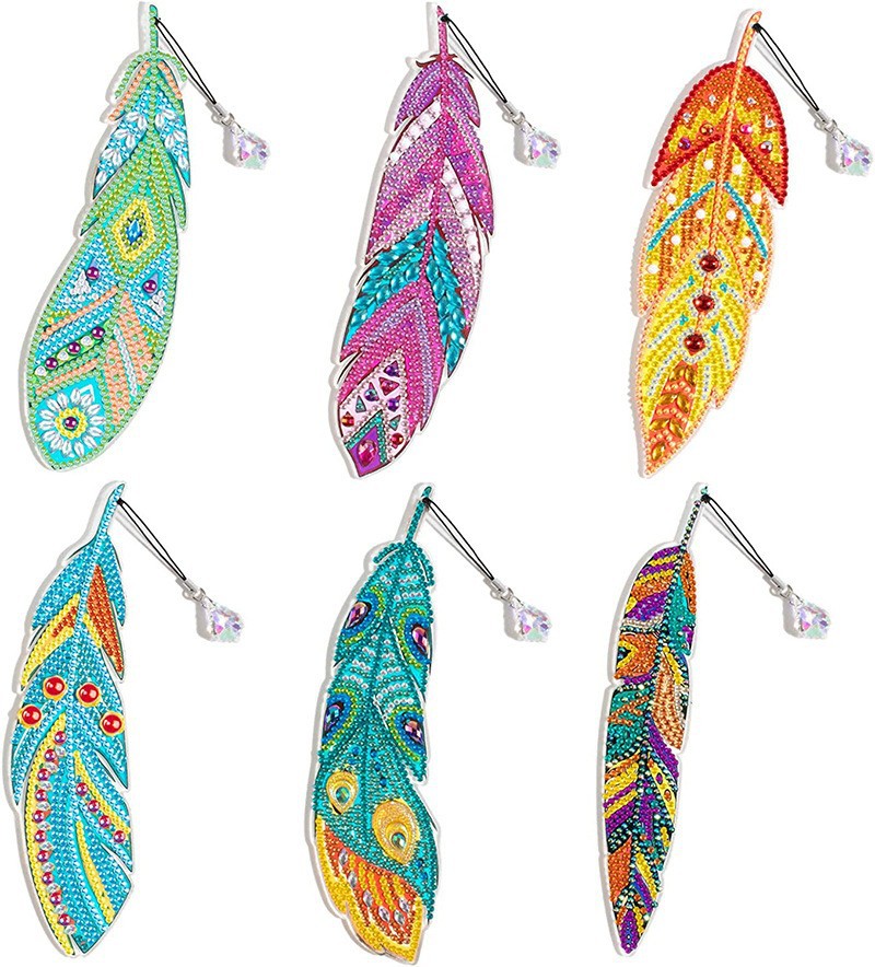 2023 New Diamond painting feather face Cat Claw bookmark large favorably welcome inquiry