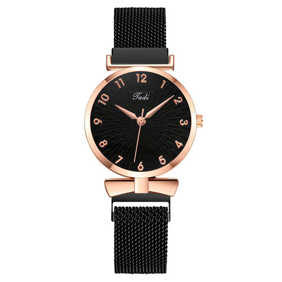 Cross-border Foreign Trade Explosions Women's Watch Women's Watch Digital Sunflower Bow Lazy Sucker Wrist Quartz Watch
